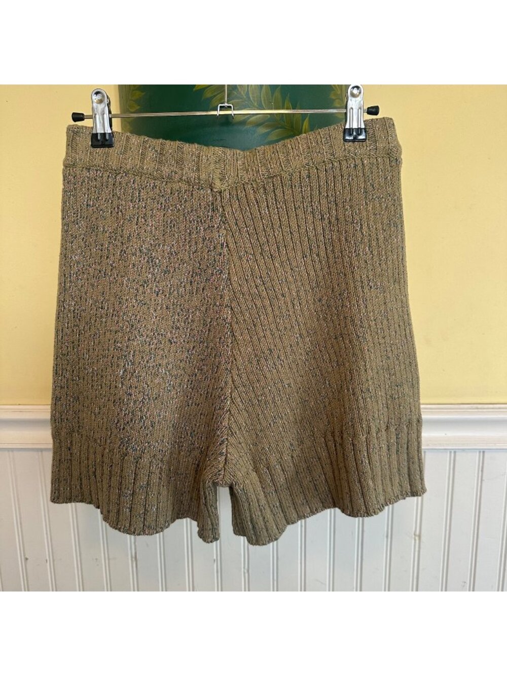 Free People Beach Knit Shorts S Multicolor Cotton/Polyester Blend